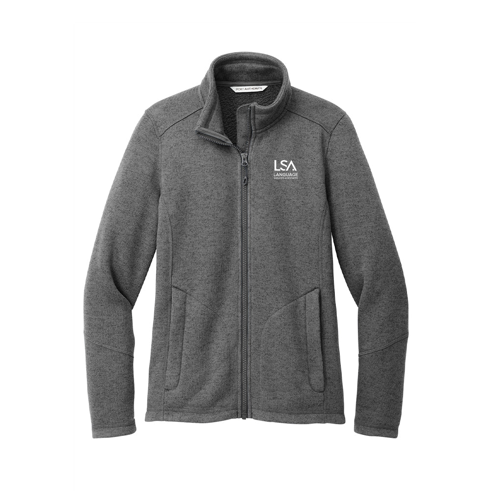 Ladies Arc Sweater Fleece Jacket