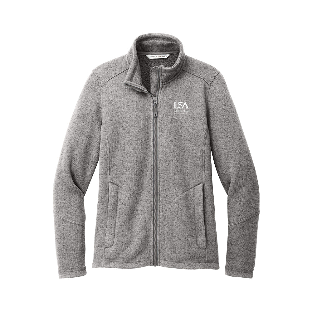 Ladies Arc Sweater Fleece Jacket