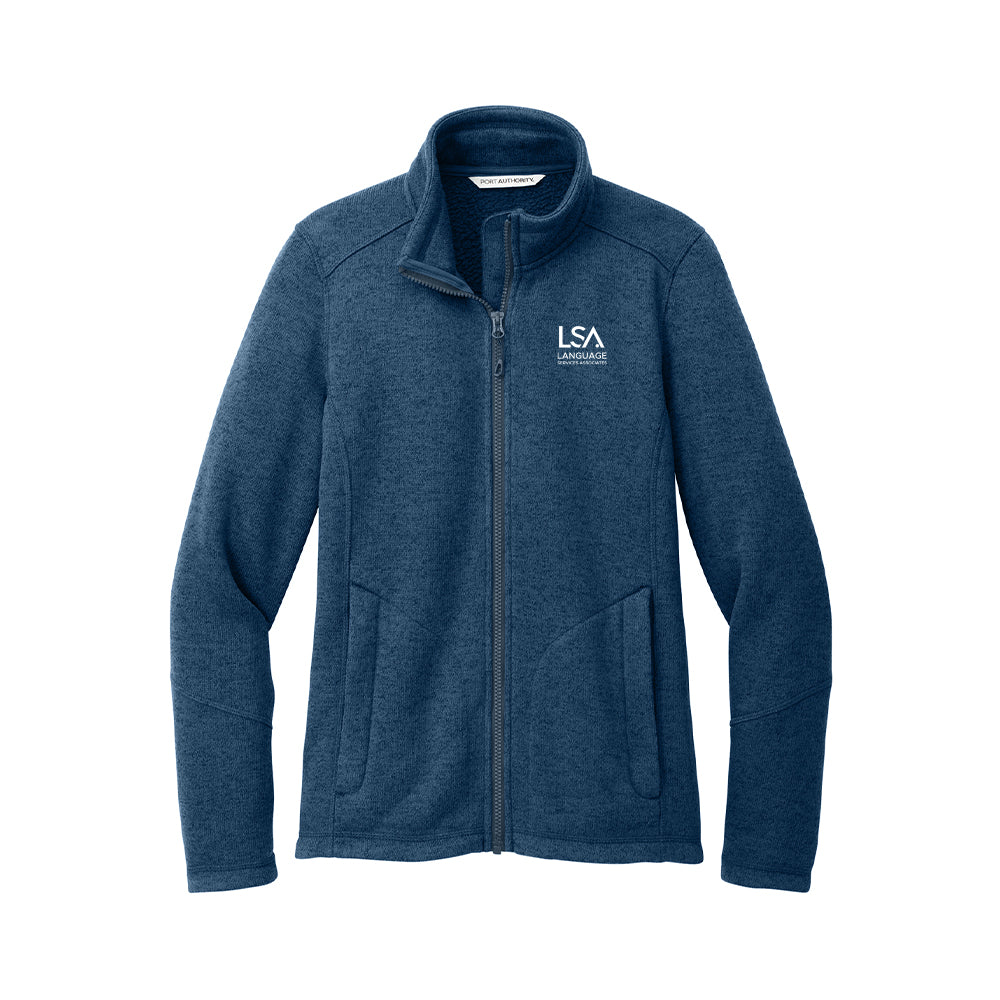 Ladies Arc Sweater Fleece Jacket