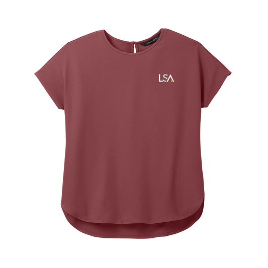 Women's Stretch Crepe Crew